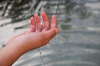 Hand in the font