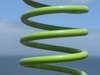 Coiled up