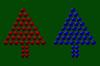 Abstract christmastree