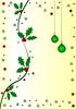 Christmasballs with holly