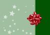 Christmas card with bow