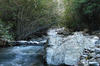 footbridge across a stream