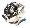 crumpled newspaper