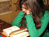 studying late