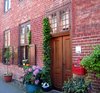 idyllic house entrance