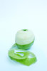 A stripped apple.