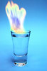 Vodka on fire.