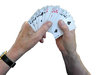 Old man's hand
