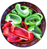Red and green pepper