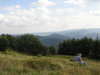 Tourists in the mountains