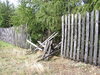 Broken fence