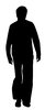 A man walking