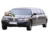 Lenghtened wedding car
