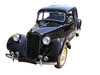 Old black car