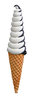 Coned ice cream