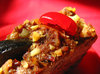 Crunchy nut fruit cake
