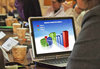 Laptop at meeting table