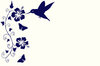 Humming Bird Card