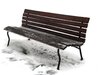 frozen bench