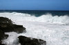 Crashing sea