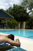 At the pool
