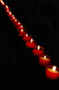 Prey candles in the church