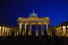 Brandenburg Gate at night 1