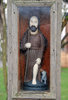 Old shrine with saint figure