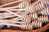 Wooden takers for honey