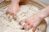 Hand making of bread 1