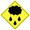 Weather warning sign 2