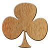 Club symbol from blackjack car