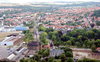Small town from bird's eye vie