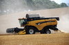 Combine harvester by the work 