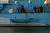 Lifeboat on old polish warship
