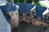 Courtyard of medieval strongho