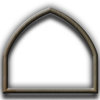 Gothic stylized picture frame 