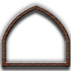 Gothic stylized picture frame 