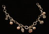 Silver bracelet with pearls an