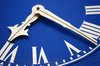 clock blue church
