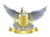 Dove Sheild Wallpaper White