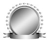 Silver Metal, Seal or Stamp wi