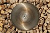 Sawblade and firewood