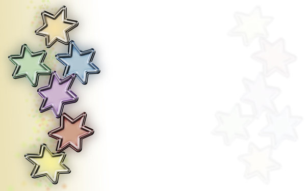 white starry background