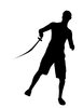 Swordsman silhouette