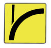 Turn roadsign