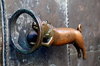Brass gate handle