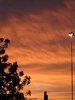Bushfire sunset