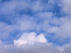 light blue clouded sky