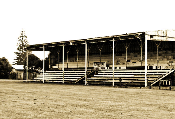 Empty Rugby Field